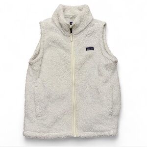 Patagonia White Fleece Vest kids size xxl girls